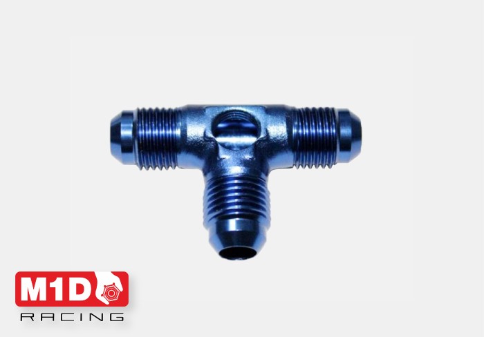 Тройник AN6 (папа-папа-папа) под датчик 1/8NPT (Alu)