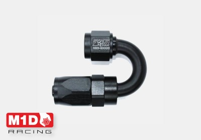 Фитинг AN6 (мама) 180* для шланга 200/210-06D (Alu)