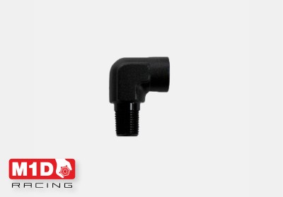 Адаптер 90* (папа-мама) 1/8NPT (папа) х 1/8NPT (мама) (Alu)