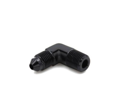 Адаптер 90* (папа-папа) AN3 - 1/8NPT (Alu)