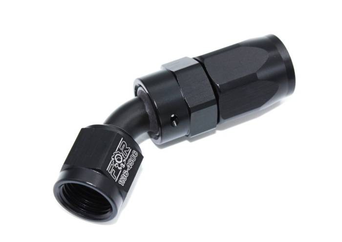 Фитинг AN6 (мама) 45* для шланга 200/210-06D (Alu)