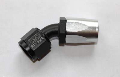 Фитинг AN8 (мама) 45* для шланга S700-08 (Alu)