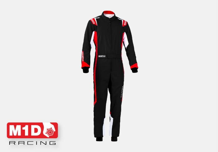 Sparco комбинезон детский для картинга THUNDER чёрный/красный р-р. 150