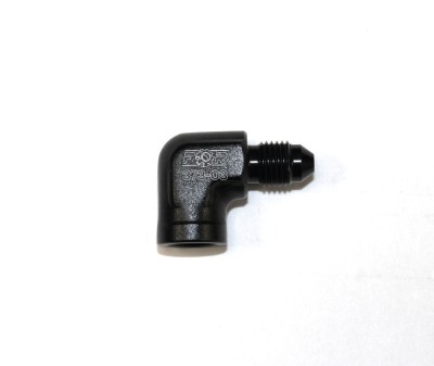 Адаптер 90° AN3 - 1/8NPT (папа-мама) (Alu)