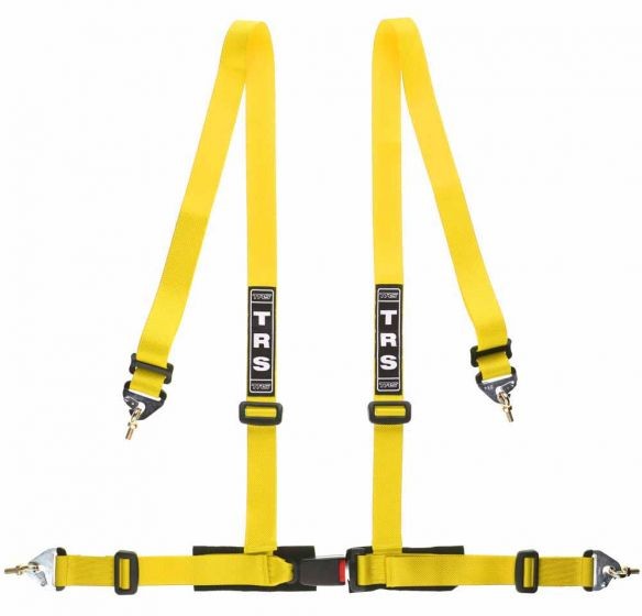 Ремень безопасности тюнинг TRS Clubman, 4 точки, ЕСЕ, жёлтый