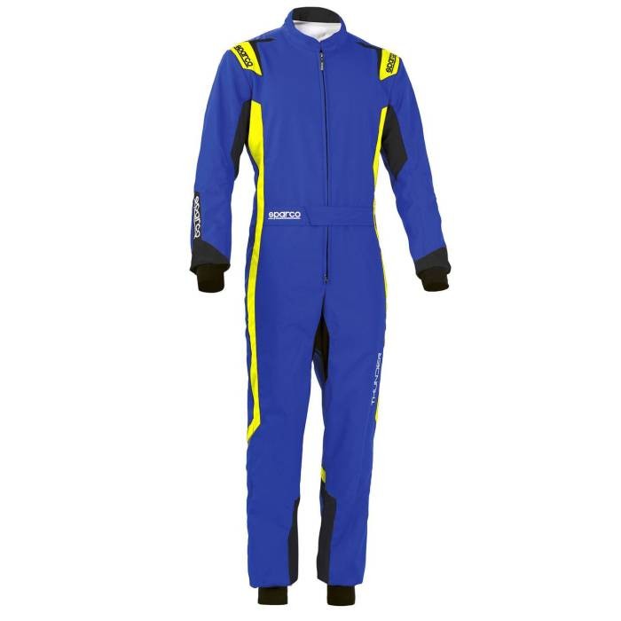 Sparco комбинезон для картинга THUNDER синий/жёлтый неоновый р-р. XL