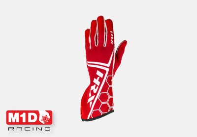 Перчатки для автоспорта FIA (2018) HRX огнеупорные, красные, р-р.10/M