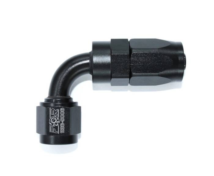 Фитинг AN6 (мама) 90* для шланга 200/210-06D (Alu)