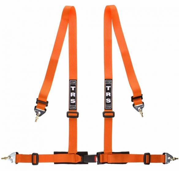 Ремень безопасности тюнинг TRS Clubman, 4 точки, ЕСЕ, оранжевый