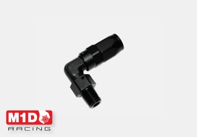 Адаптер 90* 1/8 NPT под шланг AN6