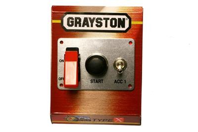 Grayston GE344-1 панель зажигания (алюм., 1 тумблер)