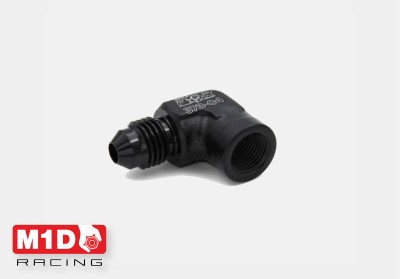 Адаптер 90* AN4 - 1/8NPT (папа-мама) (Alu)