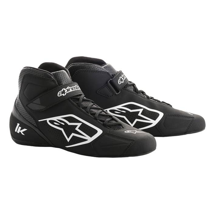 Ботинки для картинга Alpinestars TECH1-K чёрный/белый р-р.40