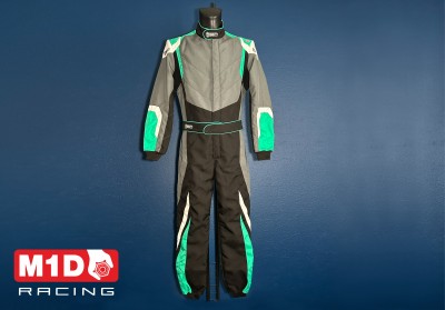 Freem комбинезон для картинга K24-274-MOK серый//чёрный/белый/петронас р-р 56.