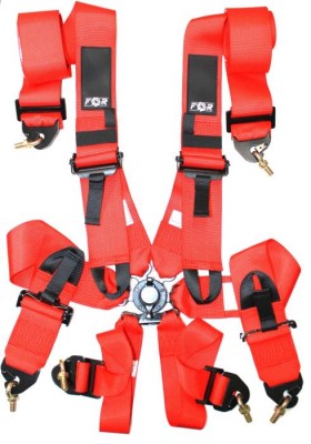 Ремни безопасности FOR для автоспорта (FIA 8853-2016) 6 точек 3&quot;, красные
