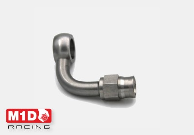 Банджо 90* для тефлонового шланга PTFE 600-03 (нерж. сталь)