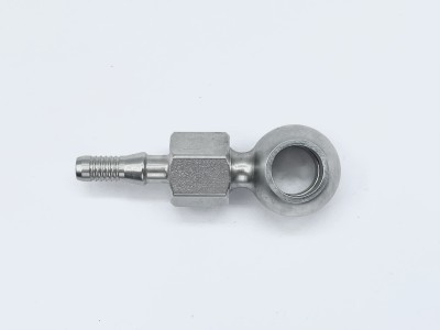 Krontec 776-10D-04SS банджо 00° под завальцовку 04D (Нерж.Сталь)