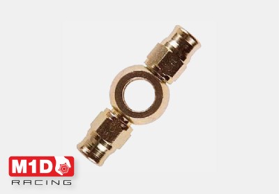 Банджо двойная (шланг 03D/болт 03D) (нерж. сталь)