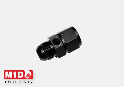 Адаптер AN8 (мама-папа) под датчик 1/8NPT (Alu)