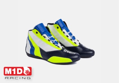 Ботинки для картинга Freem SK22 синий/жёлтый неоновый/голубой р-р.39