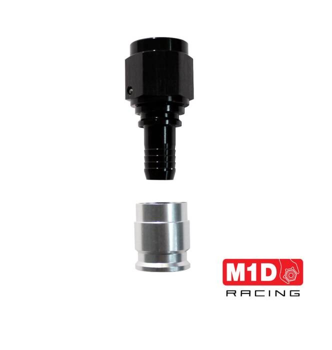 Фитинг AN8 (мама) 00* под завальцовку для тефлонового шланга PTFE 600-08 (Alu)
