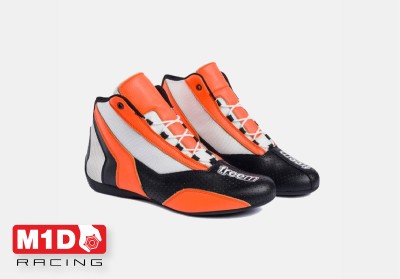 Ботинки для картинга Freem SK22 чёрный/белый/оранжевый р-р.41