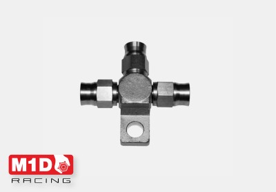 Тройник с креплением под шланг 03D (нерж. сталь)