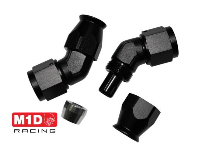 Фитинг AN8 (мама) 45* для тефлонового шланга PTFE 600-08