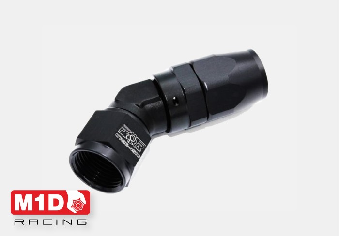 Фитинг AN10 (мама) кованный 45* для шланга 200/210-10D (Alu)
