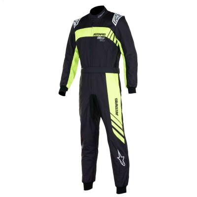 Alpinestars комбинезон детский для картинга KMX-9 V3 S GRAPH1 чёрный/жёлтый р-р.150