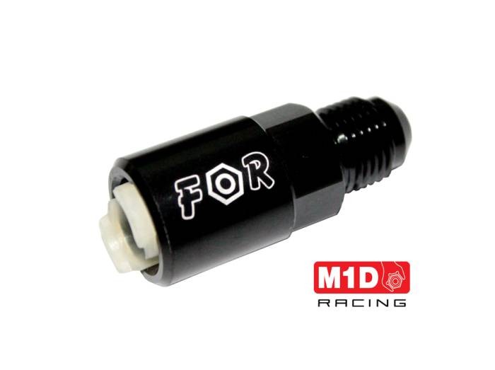 Быстрый разъём 00* Pull-Type AN6 (папа) - под трубку 3/8" (9,52 мм.) (мама) (Alu)