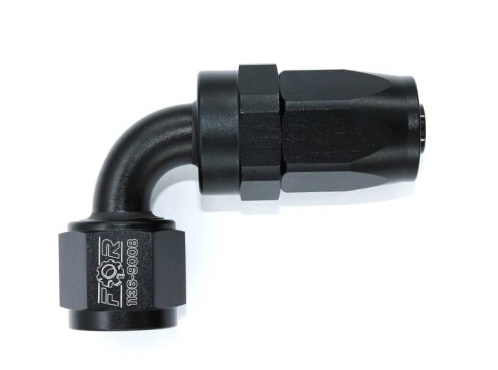 Фитинг AN8 (мама) 90* для шланга 200/210-08D (Alu)