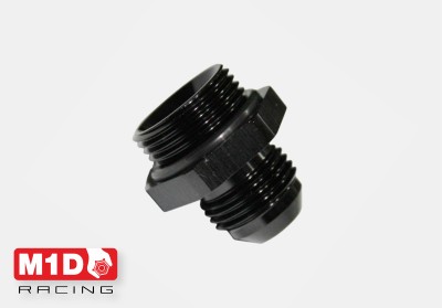 Адаптер AN8-12 ORB (папа-папа) с резиновым уплотнением O-Ring (Alu)