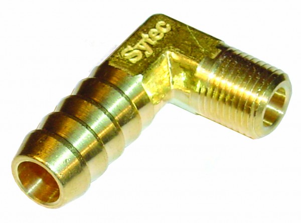 Sytec фитинг Push Fit 90* 8 мм - 1/4 NPT (латунь)