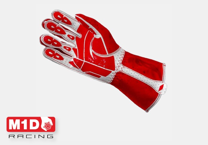 Перчатки для картинга -273 DRIP V2 флуо красный неоновый р-р. XS