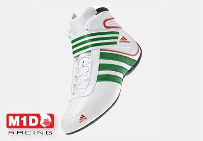 Adidas ботинки для картинга Kart XLT белый/зеленый р-р. 39.5/UK6.5/US7/EUR40