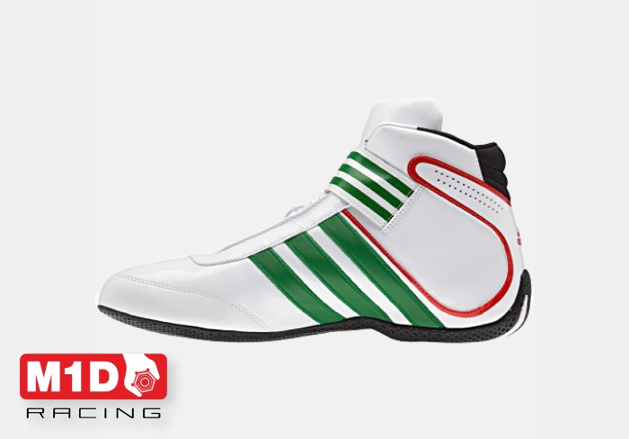 Adidas ботинки для картинга Kart XLT белый/зеленый р-р. 39.5/UK6.5/US7/EUR40