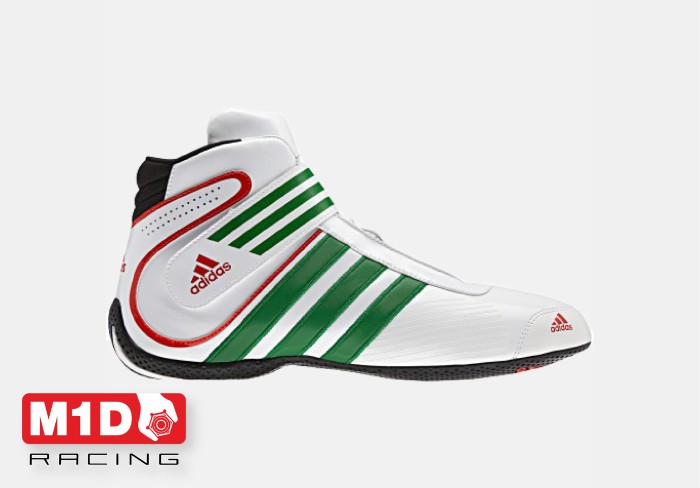 Adidas ботинки для картинга Kart XLT белый/зеленый р-р. 39.5/UK6.5/US7/EUR40