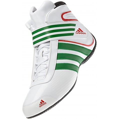 Adidas ботинки для картинга Kart XLT белый/зеленый р-р. 39.5/UK6.5/US7/EUR40