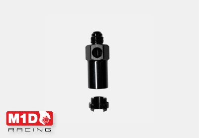 Быстрый разъём 00* под датчик 1/8 NPT AN6 (папа) - под трубку 3/8&quot; (9,52 мм.) (мама) (Alu)