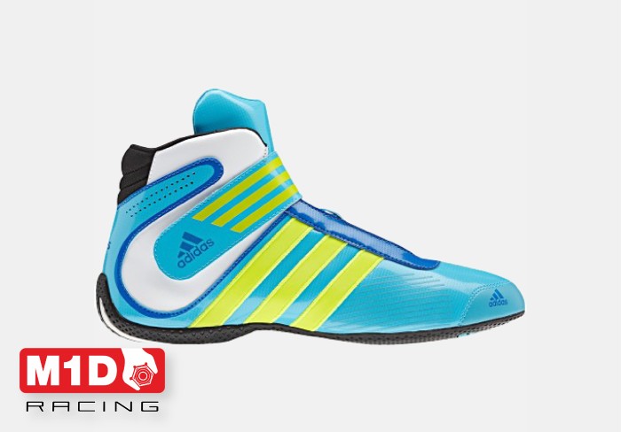Adidas ботинки для картинга Kart XLT голубой/желтый неоновый р-р. 36.5/UK3.5/US4/EUR36