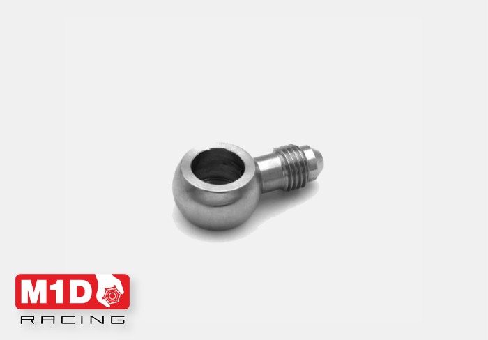 Адаптер баджо 00* 12mm под фитинг AN4 (нерж. сталь)