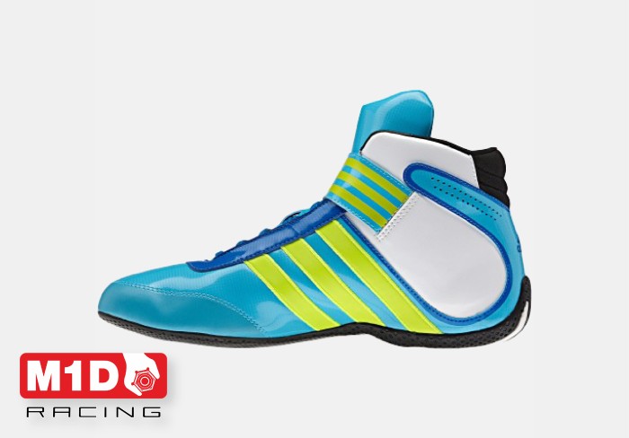 Adidas ботинки для картинга Kart XLT голубой/желтый неоновый р-р.39.5/UK6.5/US7/EUR40