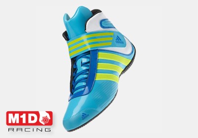 Adidas ботинки для картинга Kart XLT голубой/желтый неоновый р-р.39.5/UK6.5/US7/EUR40