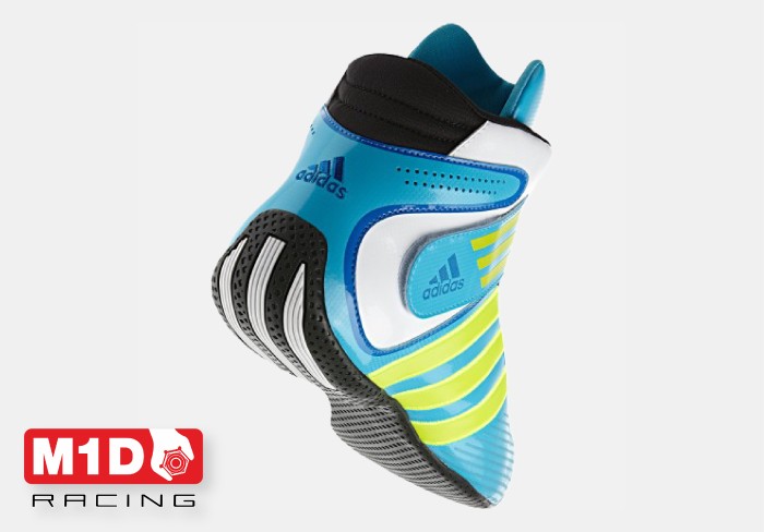 Adidas ботинки для картинга Kart XLT голубой/желтый неоновый р-р.39.5/UK6.5/US7/EUR40
