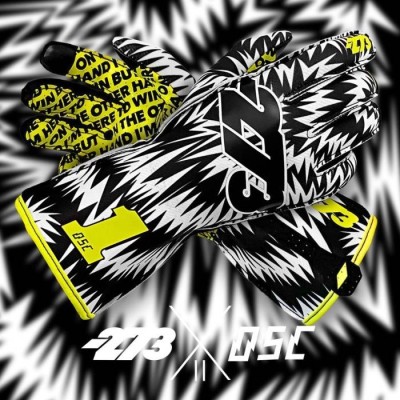 Перчатки для картинга -273 DSC Limited Edition чёрный/флуо жёлтый р-р.XXXS